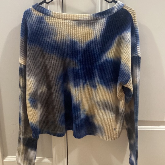 Tiny Willow Blue/Gray/White/Tan Color Mix Size Small Sweater - Picture 2 of 3